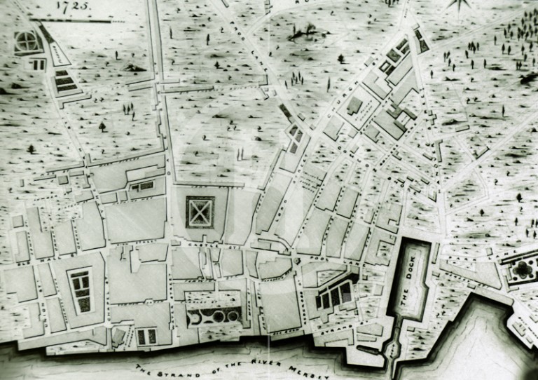 Plan of Liverpool, 1725